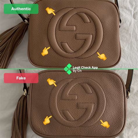 real gucci bags vs fake|gucci soho bag authentication.